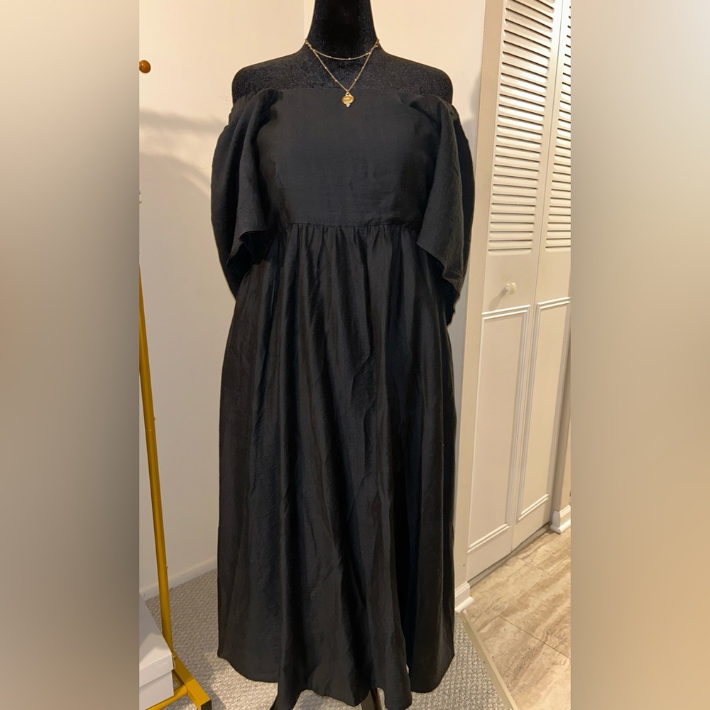 Target A New Day XXL Black Priscilla Midi Dress w/Pockets